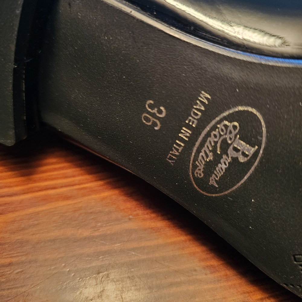 Brand New In Box Womens Black Patent Leather Loafers‎ From Browns Couture. - Picture 6 of 9
